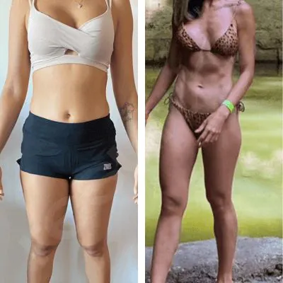 Carla — antes e depois
