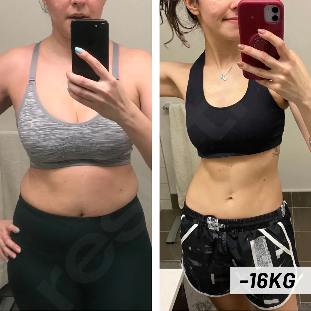 Fe Zolin — antes e depois