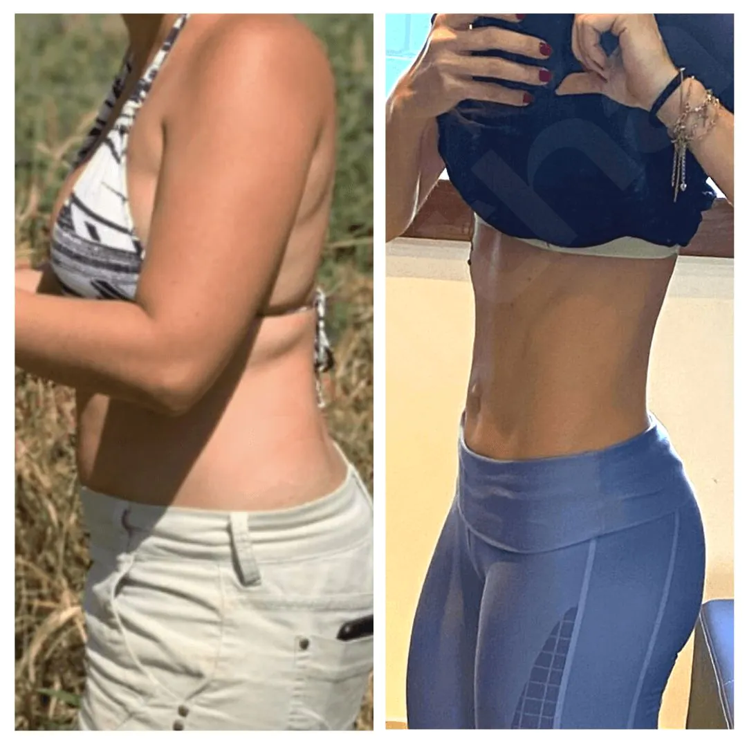 Lu Duarte — antes e depois